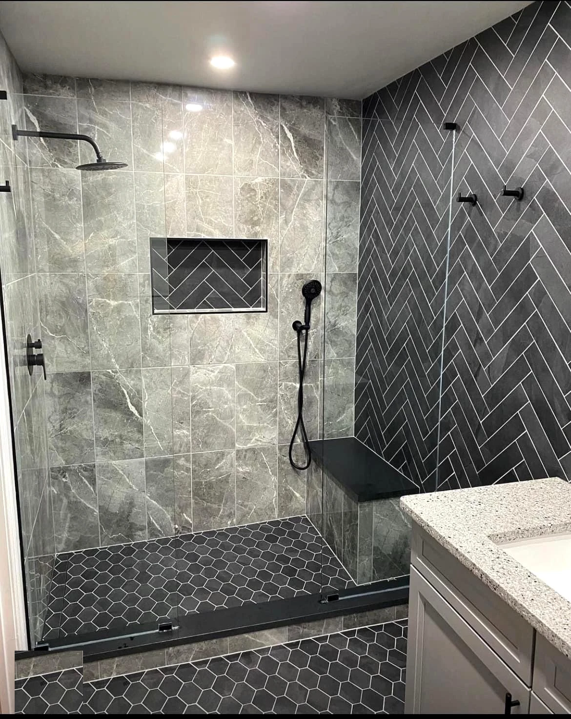 Custom Tile Shower and High-End Fixture Remodel